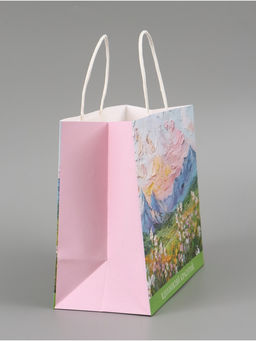 Цена за 2 шт. Пакет подарочный «Цветочное поле», 25 × 22 × 12 см