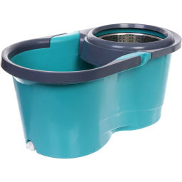 Набор для уборки "Селфи" Юла (ведро с отжимом, швабра, две насадки) в цветной коробке