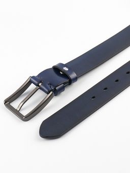 Мужской кожаный ремень Dierhoff ДРК 3057/2-40 Синий - Sergio valentini фото 9