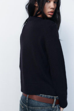 PLAIN KNIT SWEATER - Zara фото 4