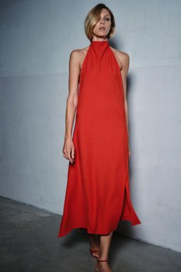 ZW COLLECTION HALTER LONG DRESS