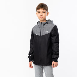 RODOS Куртка детская мембрана демисезон М-230 Чёрный/Серый