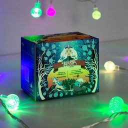 Гирлянда Нить 5 м с насадками Мини фонарик, IP20, прозрачная нить, 20 LED, свечение мульти (RG/RB), мигание, 220 В - Luazon lighting фото 5