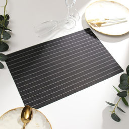Салфетка на стол Доляна, цв.черный, 45*30см  фото 2