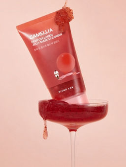 ROUND LAB Гель-пенка для умывания с экстрактом камелии 2 в 1 / Camellia Deep Collagen Jelly Pack Cleanser, 150 мл