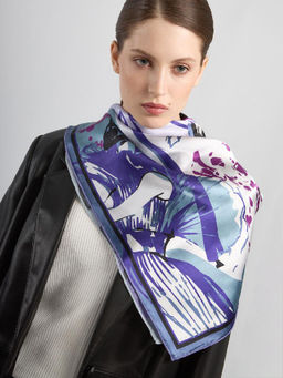 Платок жен. шелк 86х86 SS03-8350-10 - Eleganzza фото 3