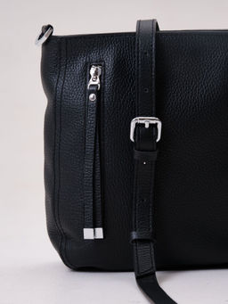 Сумка кожаная кросс-боди Deboro 3410 черный