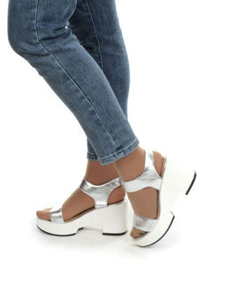 08-QL6989-1B WHITE Босоножки женские (натуральная кожа) - Фабричный китай фото 4