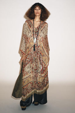 ZW COLLECTION PAISLEY KAFTAN DRESS