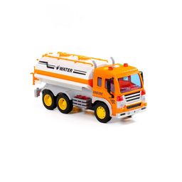 Сити, поливочный автомобиль инерционный (со светом и звуком) (оранжевый) (в коробке) - Полесье фото 11