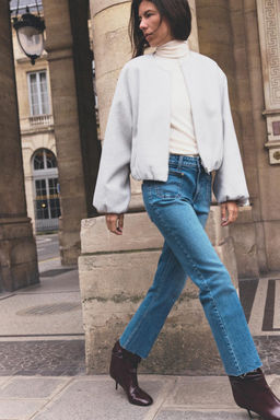 Z1975 HIGH-WAIST MINI FLARE JEANS - Zara фото 2