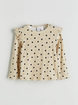 ?i?ekli K?z ?ocuk Bluz ve Tayt