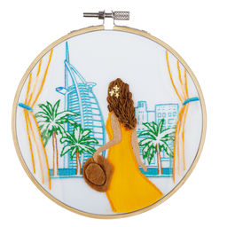 Набор для вышивания PANNA Живая картина JK-2346 Увидеть Дубай 15.5 х 15.5 см