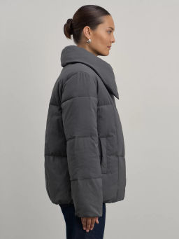 Куртка стеганая с объемным воротником / Zarina  фото 4