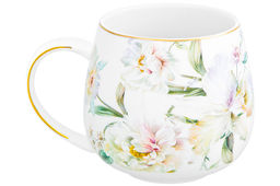 Кружка 400 мл 12,5*9,5*8,5 см Корнелия бочонок NEW BONE CHINA - Elan gallery фото 7