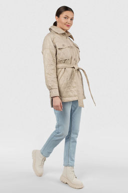 Пальто женское демисезонное (пояс) - El podio фото 2