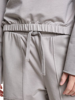 Комплект спортивный для девочки 22-7666 серый - Mini maxi фото 6