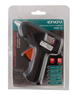 Цена за 2 шт. Пистолет клеевой Engy EGG-10, с подставкой, 10 Вт 357114