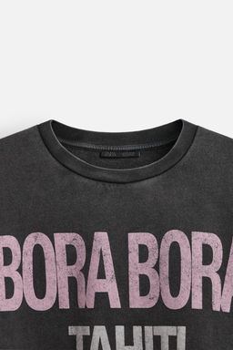 WASHED SLOGAN SWEATSHIRT - Zara фото 10