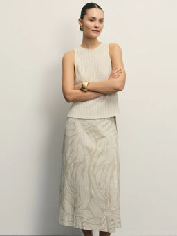 Юбка из хлопка на запах / Zarina