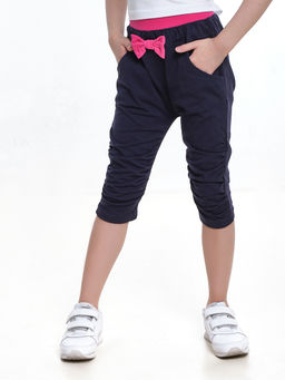 Бриджи с бантиком UD 1788 розовый - Mini maxi фото 4