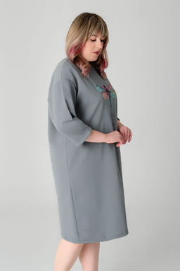 Арт. 8303 Платье 50-58 5 (шт) Цвет:серый