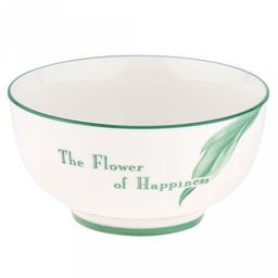 "Зе Флауэр оф Хепинис (The Flower of Happiness)" Салатник фарфоровый 820мл, д15х8см, с деколью, отводка (Китай)
