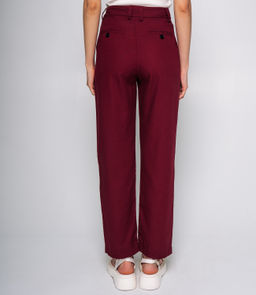 Брюки #ОКТ095003, бордовый