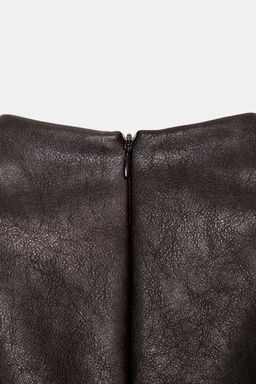 FAUX LEATHER TOP - Zara фото 9