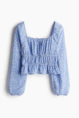 Blusa efecto arrugado