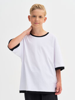 Белая футболка для мальчика - Kogankids фото 2