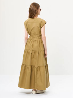 Сарафан женский 12521-35150 khaki - Eleganzza фото 2