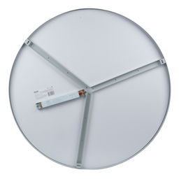 ULO-K40A 90W/4000К/R80 IP40 LIGHT GREY Светильник светодиодный накладной. Белый свет (4000K). Диаметр 800мм. Корпус светло-серый. ТМ Uniel