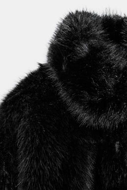 SHORT FAUX FUR COAT - Zara фото 10