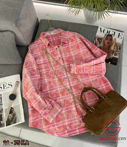 Рубашка женская в стиле оверсайз