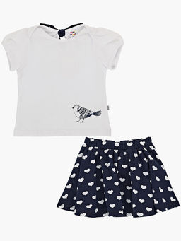 Комплект с юбкой UD 1756|1757 белый - Mini maxi фото 5