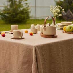 Скатерть SL HOME Coniferous, 220×135 см, лён 100%, 190 г/м²