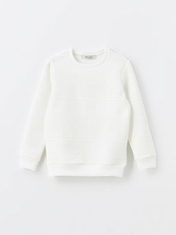 Bisiklet Yaka Erkek ?ocuk Sweatshirt