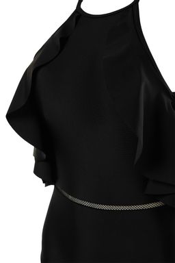 TRENDYOLMILLA Siyah Halter Yaka F?rf?rl? Regular Mayo TBESS20MA0297 фото 5