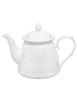 Чайник 900 мл 23*13*16,5 см "Розы", фарфор