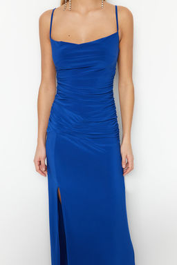 Saks Orme Uzun Gece Abiye Gece Mezuniyet Elbisesi TPRSS22AE0112