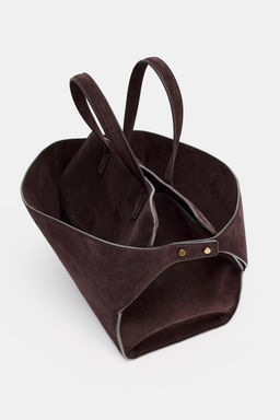 BOLSO PIEL CITY / Marr?n