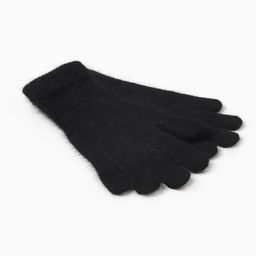 Перчатки женские MINAKU, чёрные, 25 см