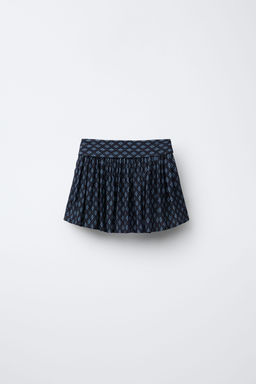 BERMUDA SKORT WITH SHINY FLORAL PRINT - Zara фото 2