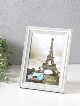 Фоторамка для фото 13×18 см «Остин», пластик, бело-серый, 21.5×16.5×1.5 см