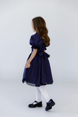 Л23-24 платье для девочки ВЕНДИ синий - Etoelf фото 4