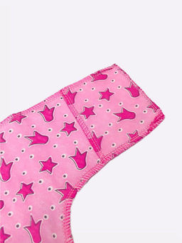 Распашонка футер с царапками, арт.XC-RP047-ITn, корона розовый - Мамин малыш фото 3