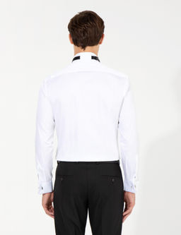 Beyaz Slim Fit Smokin G_mlek - Pierre cardin фото 5