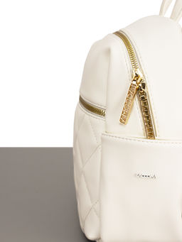 LACCOMA рюкзак Жизель-Ф826-белый эко кожа хлопок фото 3