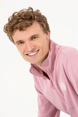 U. S. Polo Assn Мужской свитшот с воротником стойкой Магнолия - U.s. polo assn фото 10